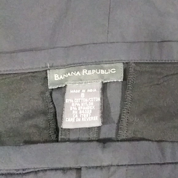 Banana Republic Dark Blue Pencil Skirt 6 ankles - Picture 7 of 7